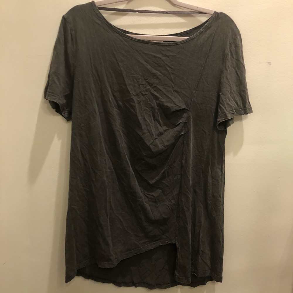 Silence + Noise Charcoal Short Sleeve Tee